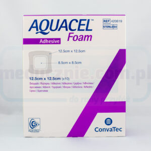 Aquacel Schaumstoff Kleber 12,5*12,5cm mehrschichtiger Schaumstoffverband 1Stk.